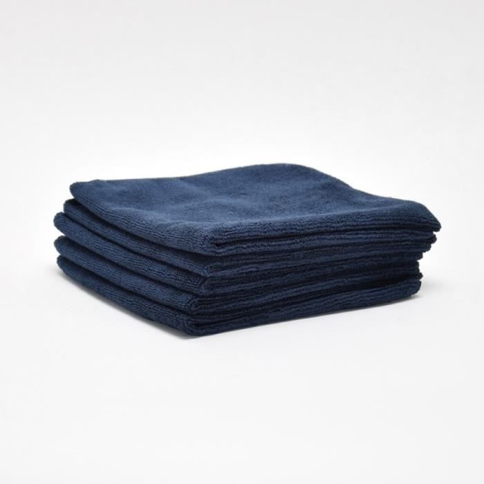 Microfibre pour nettoyage, essuyage - Noir, Sachet de 5
