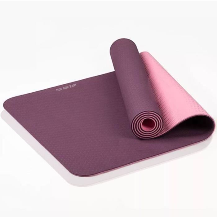 TD® Tapis de yoga classique Yoga Mat Pro TPE Eco Friendly Antiderapant Fitness Tapis d'exercice Sport 1637