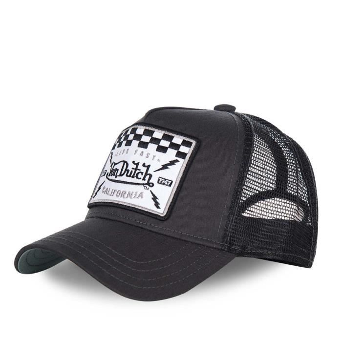 Von Dutch - Von Dutch Casquette Square Style Trucker Noir