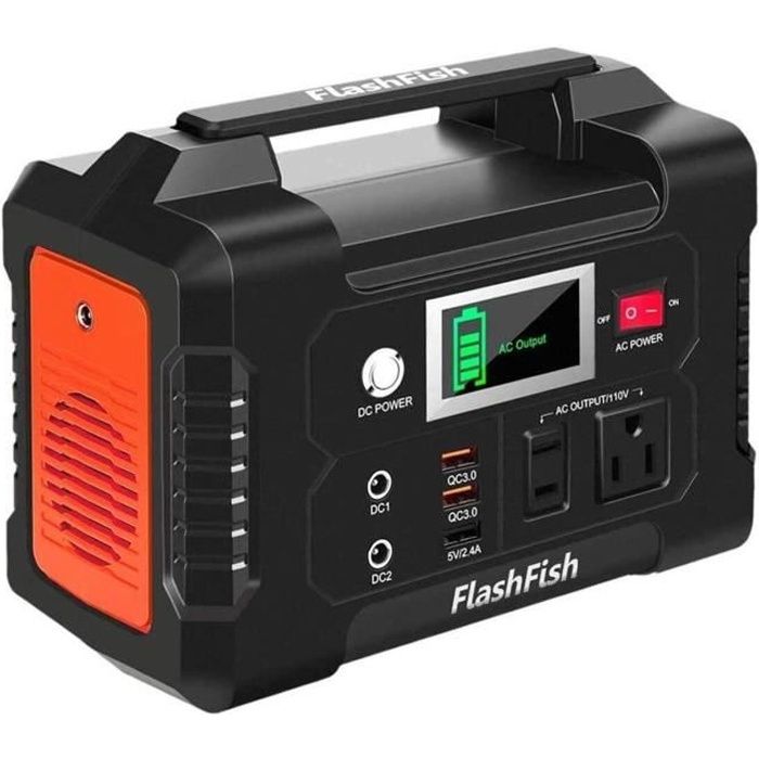 Centrale Électrique Portable 200W 151Wh 40800 mah Sauvegarde de la Batterie Alimentation 110 AC pour Le Camping