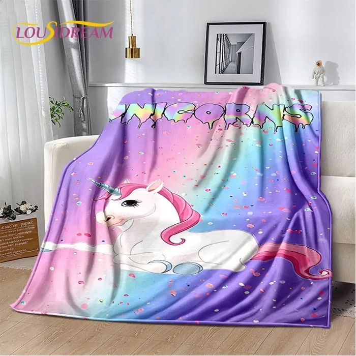 Couverture Plaid Polaire Phosphorescente Pour Enfants, Couverture