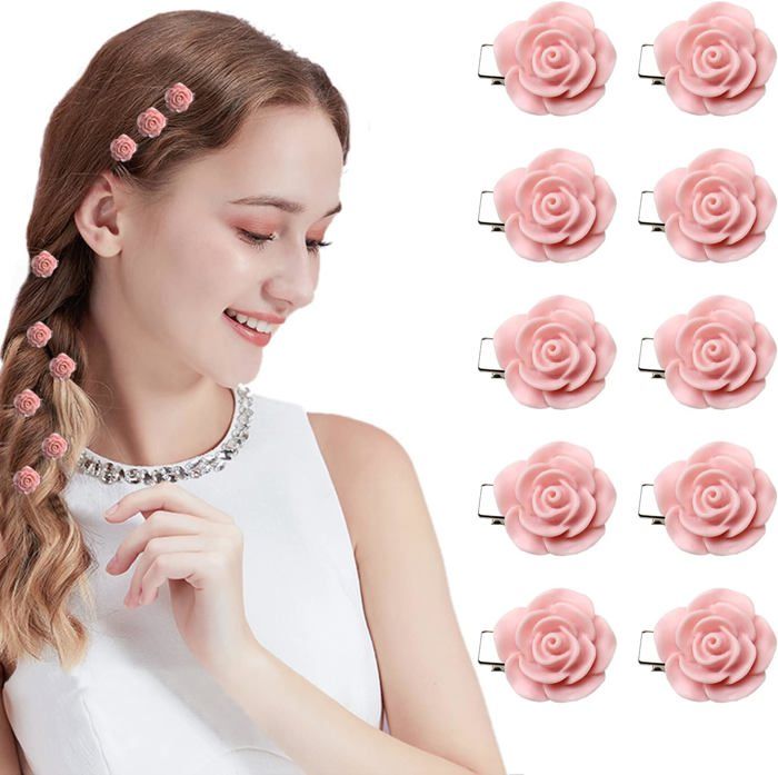 Pince à Cheveux Jinmei Couleur Rose Fun Bulles Cheveux Accessoire Tendance
