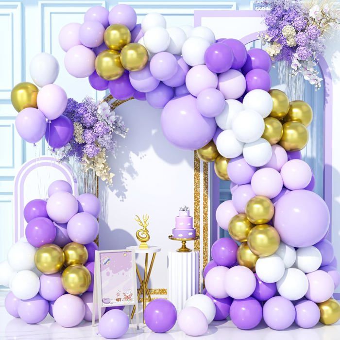 Lot De 100 Ballons Violet Foncé – 12 Pouces – Fêtes, Anniversaires, Mariages, Baby Shower