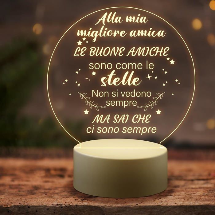 Lampe de chevet - KAAYEE - Cadeau Maman - 2 5 watts - Couleur Amica-1 - Design contemporain