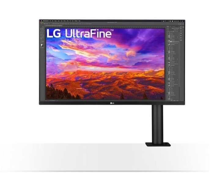 LG ERGO UltraFine 32UN88AP W Ecran PC 4K 32" dalle IPS résolution 3840x2160 5ms 60Hz HDR 10 DCI P3 95% pied ergonomique réglable USB C haut parleurs - vue 4