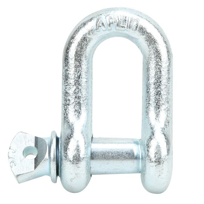 2 Manilles De Levage Acier Galvanisé - Capacité 1 Tonne - Pour Remorquage Et Gréement - 16-26mm
