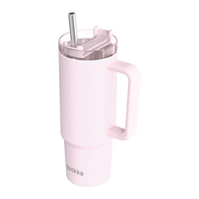 Tasse isotherme - QUOKKA - Stream - 950 ml - Acier inoxydable - Rose clair