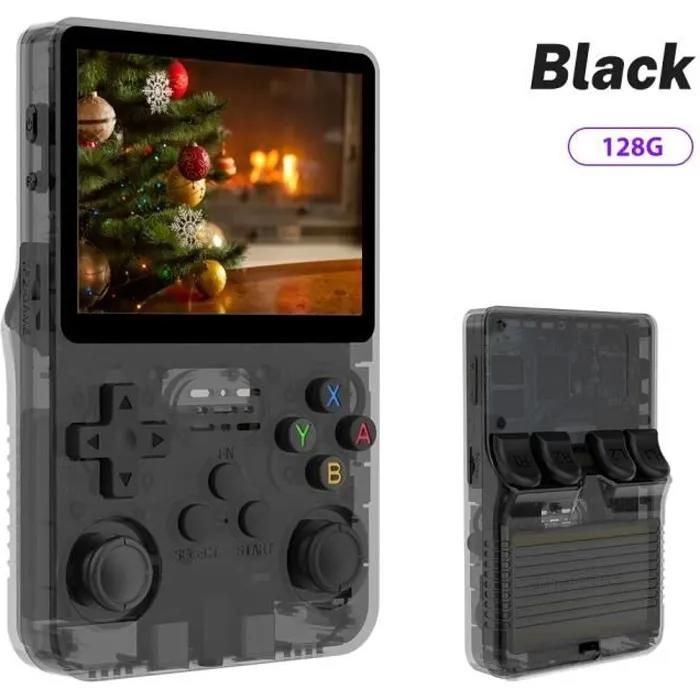 Console Portable R36S - 128 Go Avec 20 000+ Jeux Rétro - Écran IPS 3,5" - Batterie 3000 MAh - Cadeau Idéal