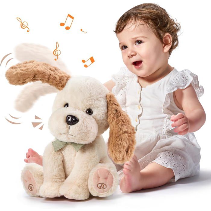 TUMAMA Kids Jouet Peluche Lapin, Animaux Interactifs, Électrique Jouet Lapin Qui Chante et répète, secouer Les Oreilles, Jouet Fille 1 2 3 Ans, Cadeau bébé TUMAMA Kids Jouet Peluche Lapin, Animaux Interactifs, Électrique Jouet Lapin Qui Chante et répète, secouer Les Oreilles, Jouet Fille 1 2 3 Ans, Cadeau bébé