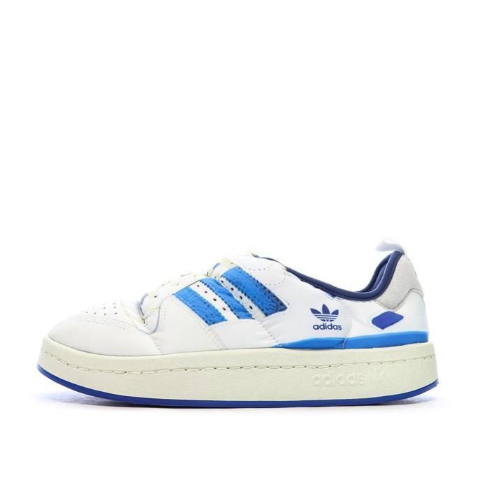 Adidas Baskets Blanches/Bleu Homme Adidas Puffylette