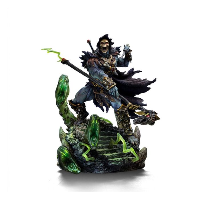 Statuette - IRON STUDIOS - Skeletor Unleashed - 1/10 Deluxe Art Scale - Les Maîtres de lUnivers - 23 cm