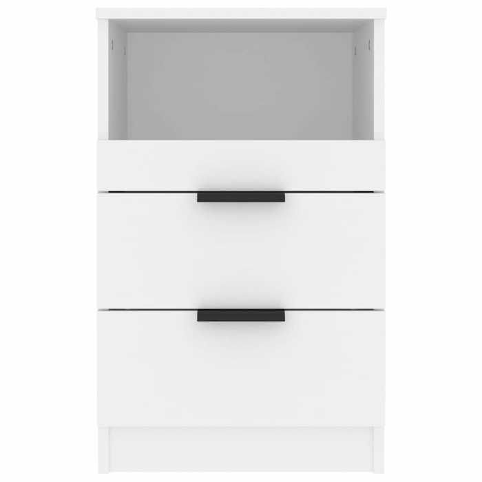 GKK Armoire de chevet petit meuble dappoint - Blanc Bois dingénierie @1733