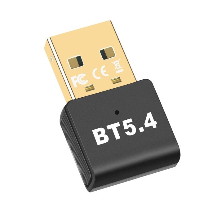 RENGOGA Bluetooth 5.4 USB-adapter Voor Pc – Draadloos Voor Muis, Toetsenbord, Headset En Gamecontroller (Windows 11/10/8.1/7)