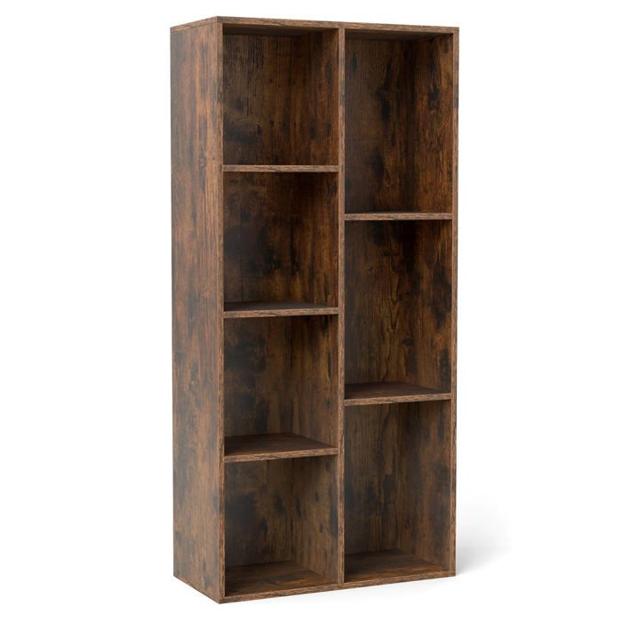Étagère à 7 cubes - HELLOSHOP26 - Moderne - Marron - 49 5 x 23 x 106 cm - Rangement spacieux Étagère à 7 cubes - HELLOSHOP26 - Moderne - Marron - 49 5 x 23 x 106 cm - Rangement spacieux