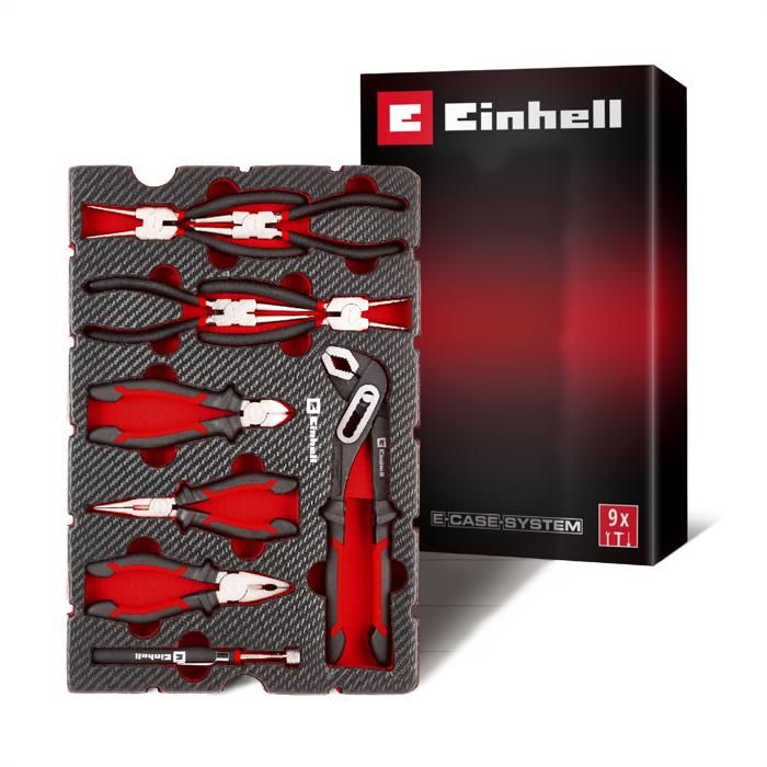 Einhell Mix&Match Insert Pinces 9 pcs Circlips Pinces Coupe Câbles Aimant Télescopique Système E Case - vue 1