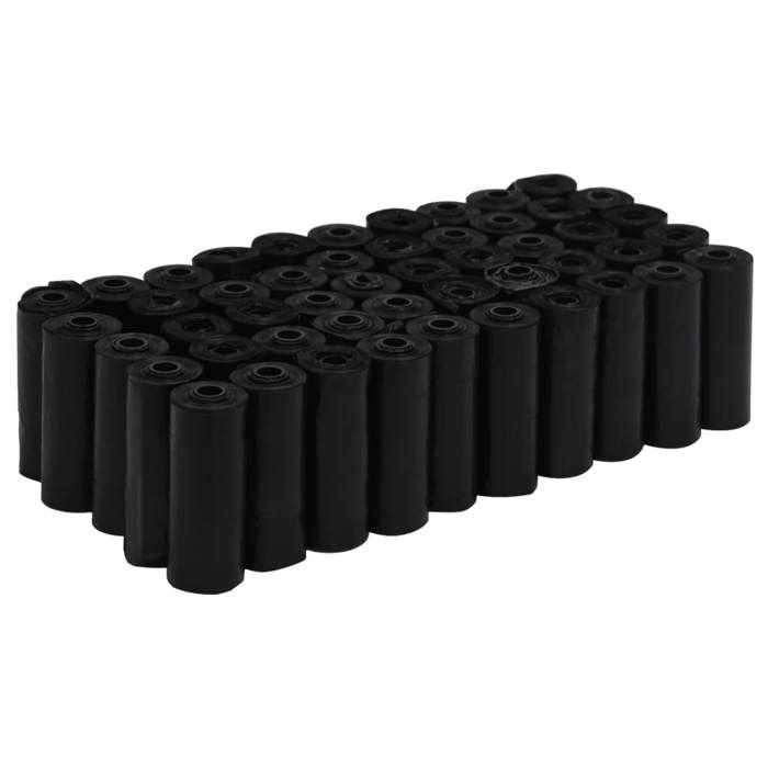 BESTLIFE Sacs à crottes pour chiens 750 pcs noir 30x20 cm PEavec manuel de montage（24822283）VIDAXL