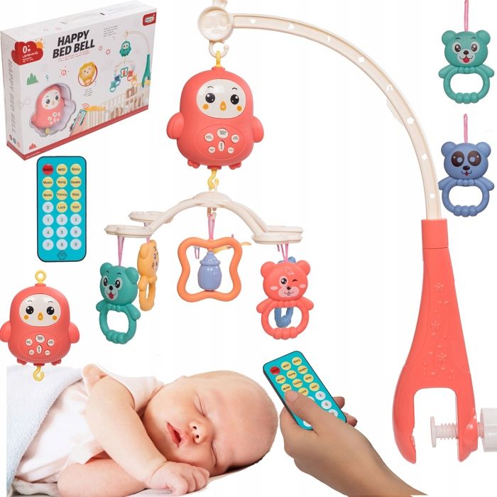 Carrousel pour berceau avec télécommande