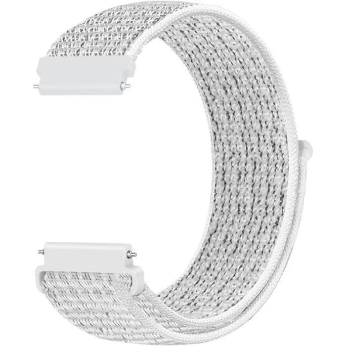 BRACELET POUR MONTRE CONNECTEE - Fleuve - Bracelet nylon sport 18-22Mm dégagement rapide femmes/ho BRACELET POUR MONTRE BRACELET