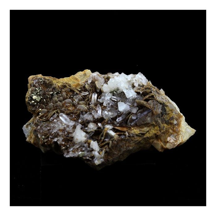 Spécimen Minéral Quartz Avec Sidérite - 92.5 Carats - Provenance Allevard, Isère - Neuf