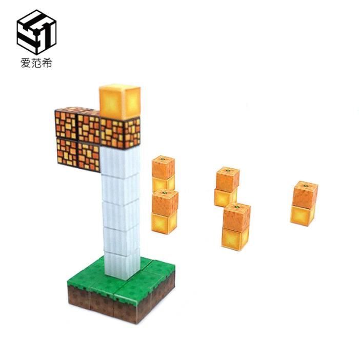 Mini blocs de construction magnétiques pour enfants, Kit de bricolage ...