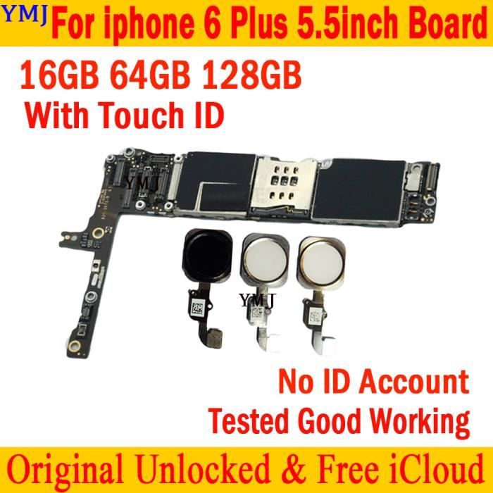 ID tactile noir de 32 Go-Carte Mère pour iPhone Originale, Accessoire Débloqué avec ou sans