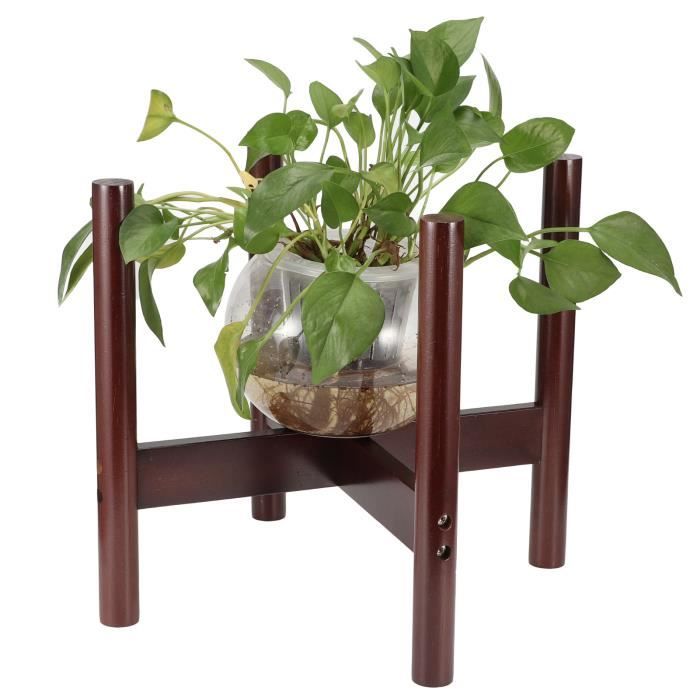 Station De Propagation Hydroponique Suspendue - Support En Bois Avec Tubes Pour Boutures De Plantes