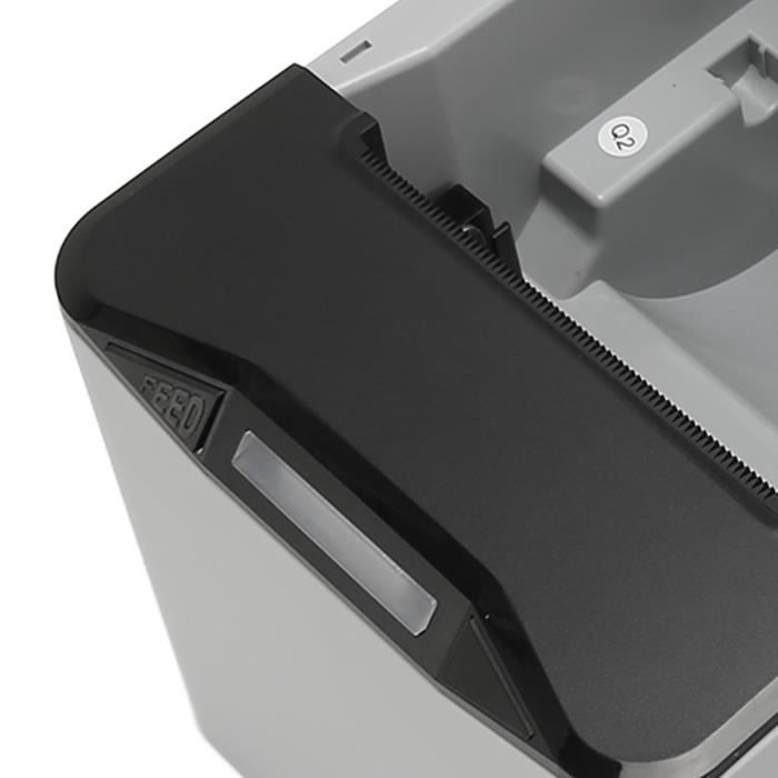 Imprimante thermique – ASHATA – Modèle 80mm – Vitesse 220 à 300 mm/s – Couleur Noir – USB/LAN