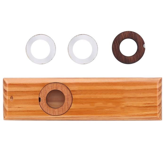 Ashata Bois Kazoo Flûte Kazoo en Bois Flûte Harmonica