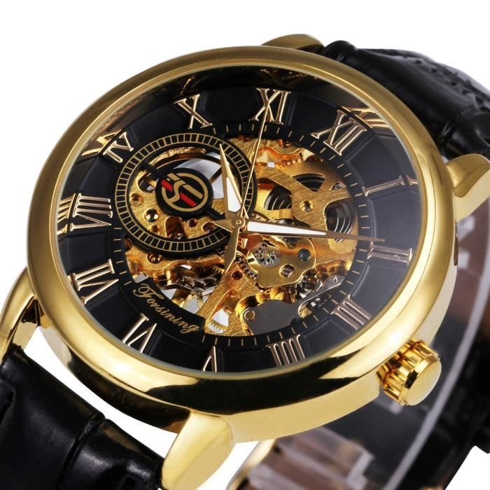 montre automatique squelette