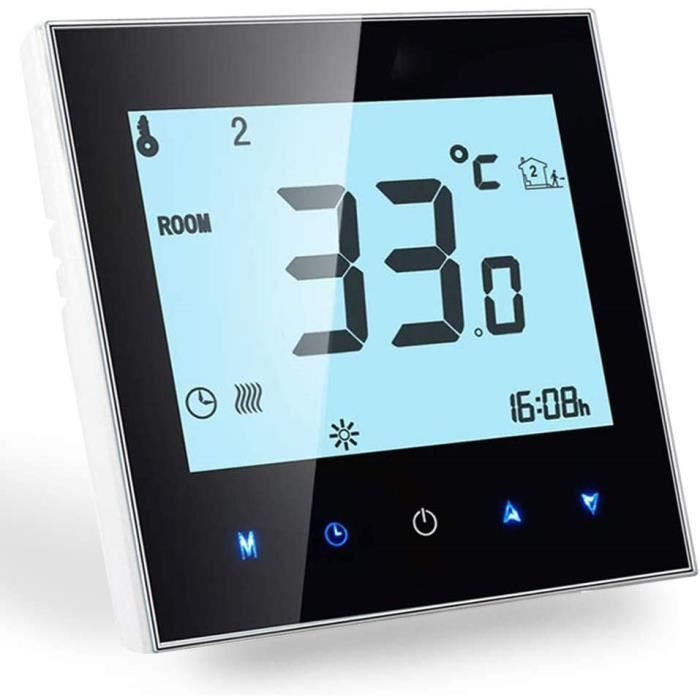 Thermostat intelligent WiFi pour chaudière à gazeau compatible Alexa Echo Google Home