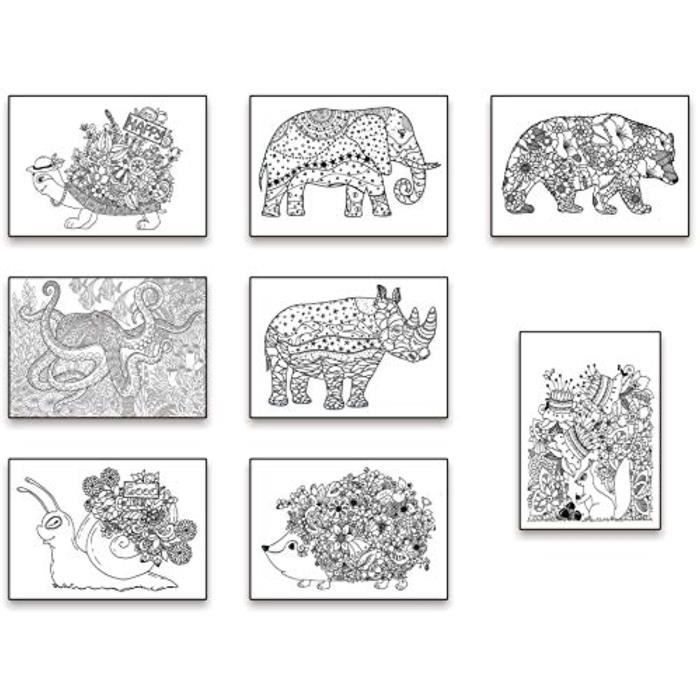 jeu de coloriage mu76e 8 affiches a colorier pleine conscience ensemble d affiche therapie par l art anti stress dessine dans cdiscount jeux jouets odeon casino toulouse lautrec coloriages