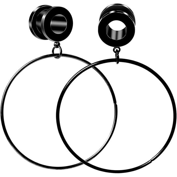 Écarteurs Oreilles Beydodo - Acier Chirurgical Avec Zirconium - Plusieurs Tailles De 14G à 30mm