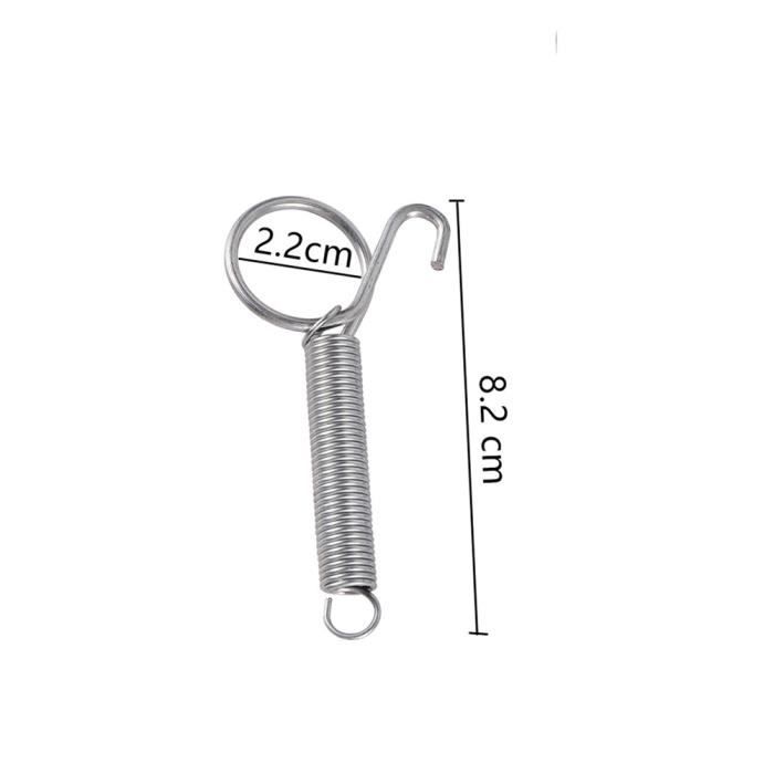 Amortisseur RC, Amortisseur Réglable 110mm Amortisseur à Ressort Entièrement en Métal Adapté pour Traxxas Slash 2WD(Titane) Accessoires de voitures miniatures