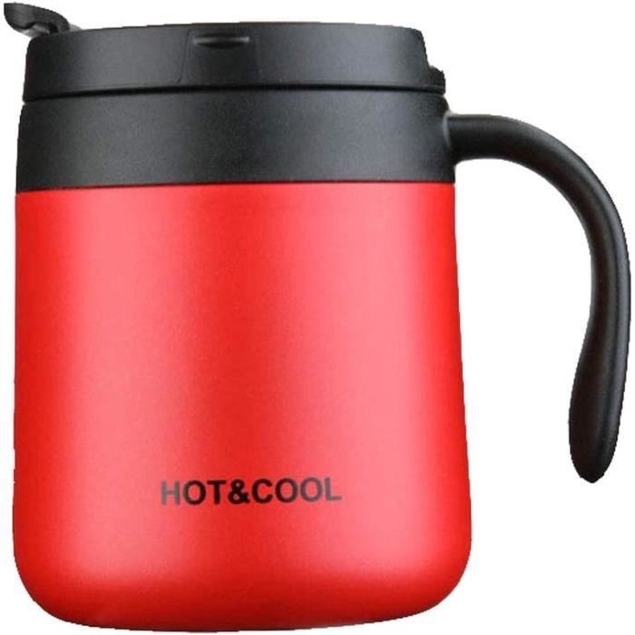 Mug Isotherme, Thermos Café, 1200ml Tasse Isotherme avec Poignée Travel Mug  sans BPA, Double Isolée Tasse Isotherme pour Cafe - Cdiscount Sport