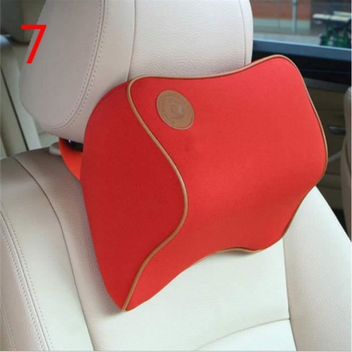 Appuie Tete De Voiture Support De Dossier De Siege Coussin De Repos A Col Auto 7 Cdiscount