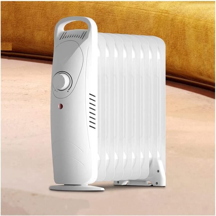 Chauffage électrique avec Thermostat, radiateur Portable rempli d'huile  1000 W, radiateur à économie d'énergie, Protection Con[872] - Cdiscount  Bricolage