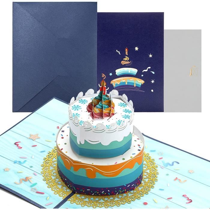 Carte Pop Up Joyeux Anniversaire, Carte Anniversaire 3D, Carte Pop Up Enfant, Cadeaux Surprise, Carte Couleur, Cartes Faites à La Main - Canada