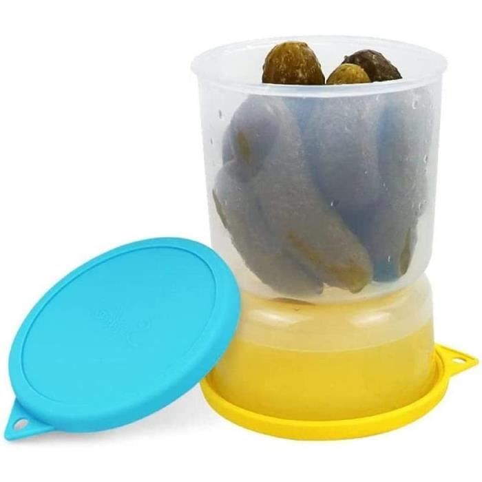 Fruui Bocal à Cornichons En Verre Avec Couvercle Hermétique Et