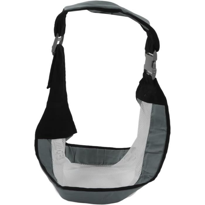 Porte-bébé Portable Léger - Bretelles Rembourrées Réglables, Siège Antidérapant - Pour Bébés 5-42 Mois Jusqu'à 55 Lb - Gris