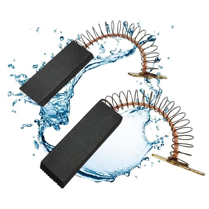 Lichtblau Lot De 2 Charbons Moteur 4006020152 / 481281719419 – Compatibles AEG, Electrolux, Privileg