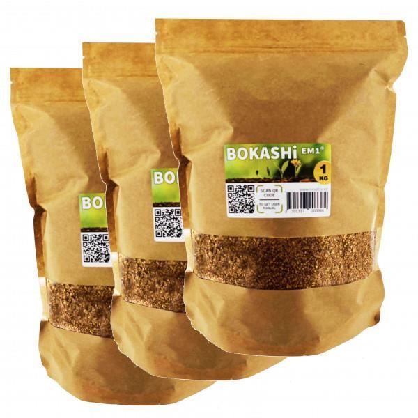 Sac de 3 kg pour Bokashi & Composteur, accélérateur-activateur Haute Fermentation Biologique EM-1®