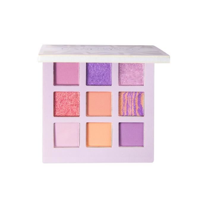 Palette D'ombres à Paupières 16 Couleurs Brillantes Dolci Sguardi - Poudre Compacte Longue Tenue
