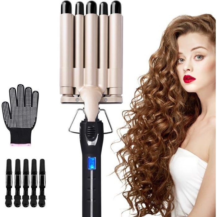 boucleur cheveux bigoudis cheveux pour femme fer à friser électrique en  céramique, outil professionnel de coiffure pour cheveux bouclés fer a  boucler cheveux bigoudis - AliExpress