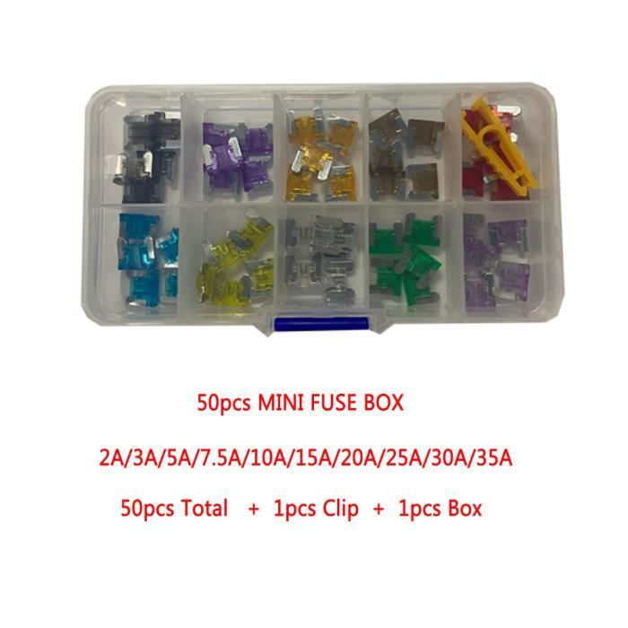 Lot De 8 Mini Pinces Extracteurs De Fusibles - Pour Voiture, Moto, Quad - Plastique Résistant - 4 Tailles Différentes - 2