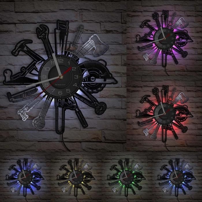 Fournisseur de Horloge murale roue de voiture LED avec pneu B2B