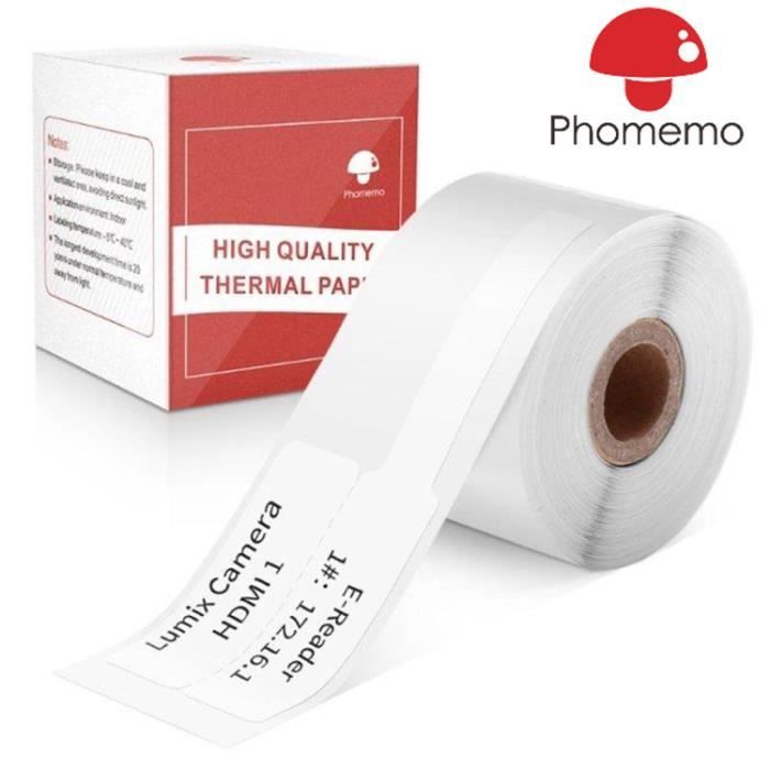 Étiquettes Thermiques Autocollantes - 2 Rouleaux 40x30mm Pour Imprimantes M110/M200