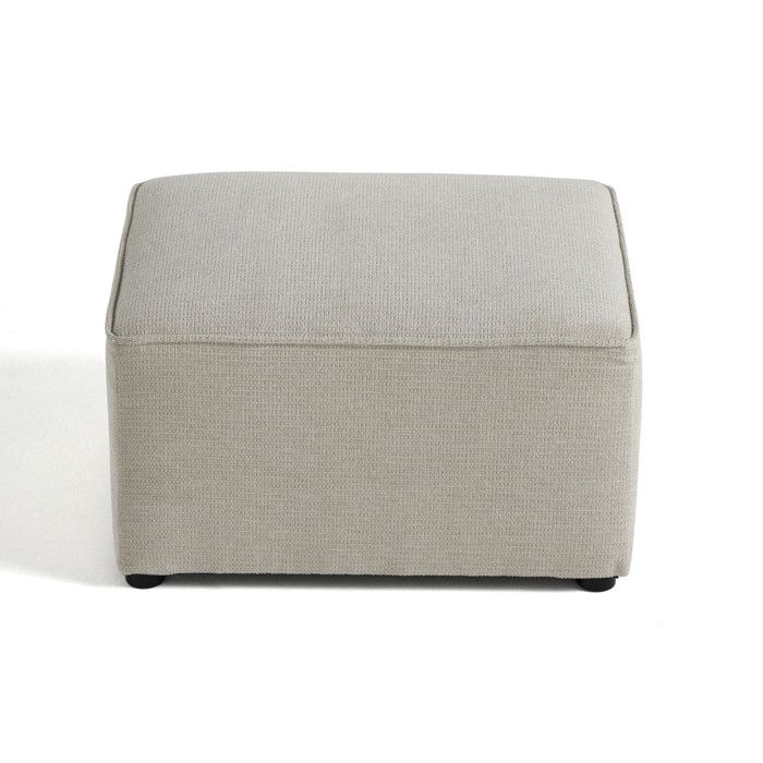 Canopy - pouf - en tissu texturé - Beige Canopy - pouf - en tissu texturé - Beige