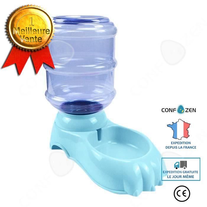 Comparer les prix de Pet Food Automatique Buvez Feeder Chien Chat Distributeur Gamelle Bol 3.8l