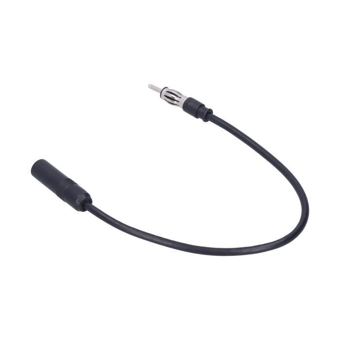 Adaptateur Pour Antenne Autoradio GoldOars Adaptateur Antenne Voiture, Double FAKRA Vers DIN Adaptateur Antenne Autoradio, 2 FAKRA Adaptateur Antenne Automobile