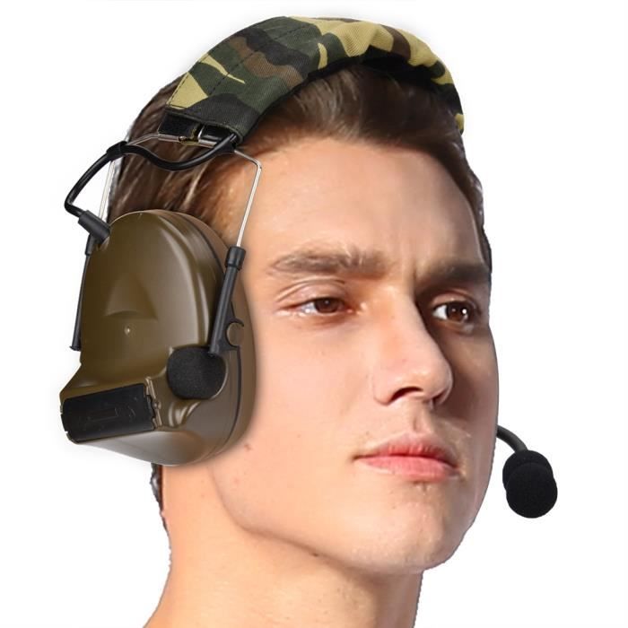 Casque Tactique Comtac-III C3 - Réduction De Bruit, Filaire, écouteurs Contour D'oreille - TCA